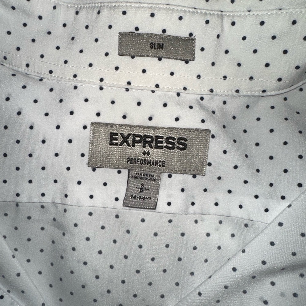Small Express Slim Fit Button Down - image 2